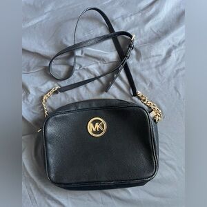 Michael Kors small black crossbody bag